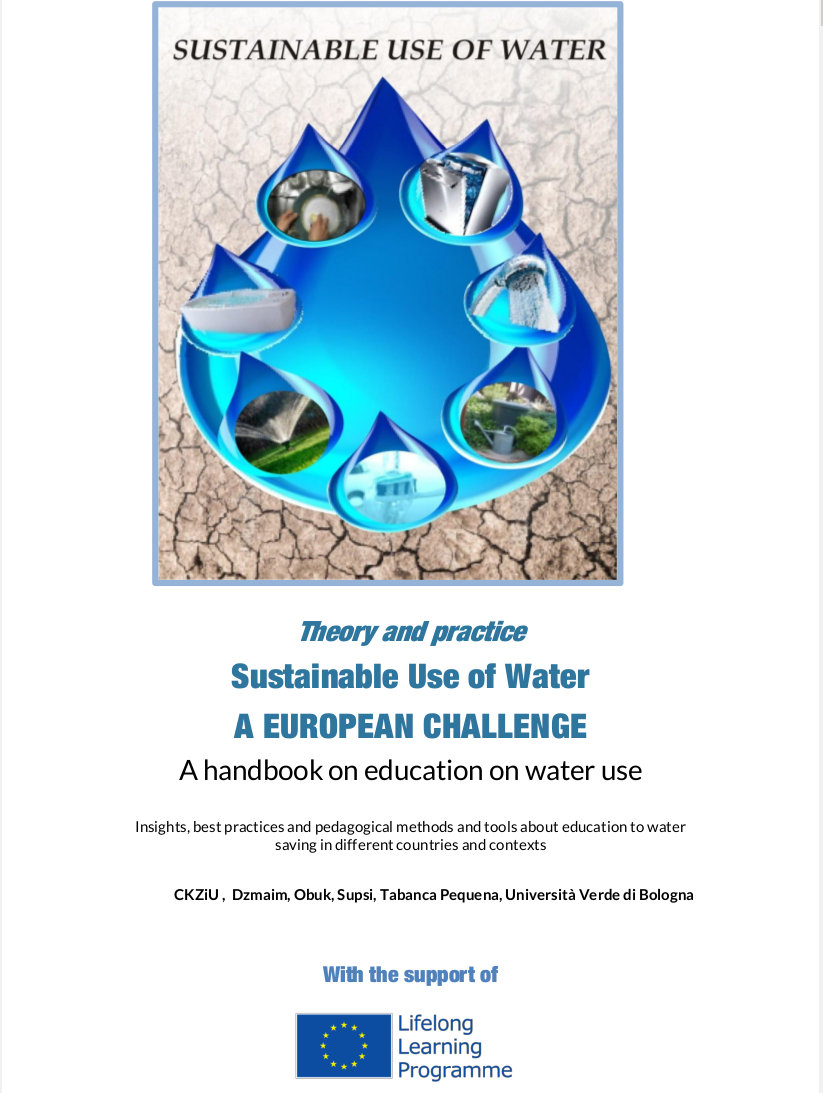 Link zum Handbuch "Sustainable Use of Water"